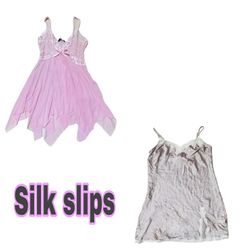 Y2K mix silk slips