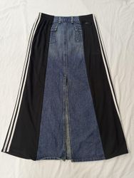 CR759 Upcycled Trouser Panel Denim Jeans