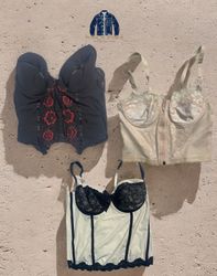 Y2K romantische Bustier-Korsetten