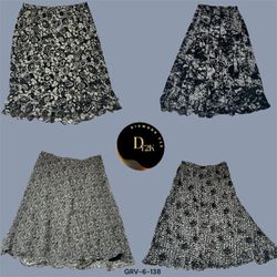 Y2K Dream Ink | Printed Black Poly Flow (GRV-6-138..