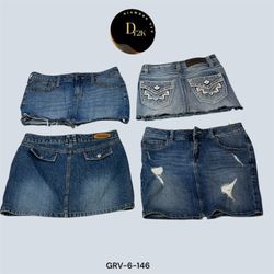 Y2K Distressed Denim Minis | Real 2000s Vibes (GRV..