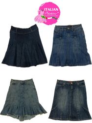 Y2k signature denim skirts
