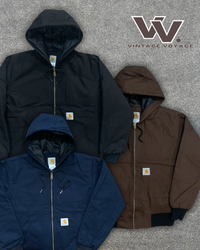 Giacche con cappuccio in stile rework Carhartt #18..