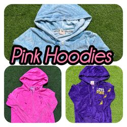 Sweatshirts à capuche roses (AN)