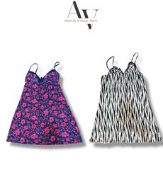 Slip dresses and lingerie