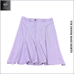 Y2K DENIM MAXI SKIRTS