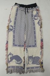 CR855 Upcycled Style Tapestry Trouser