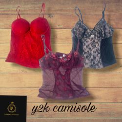 Y2k modern camisoles