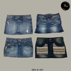 Y2K Babe Denim Mini | Retro Cool Girl Energy (GRV-..