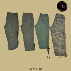 Y2K Utility Green Cargo Capris | Retro Cool Girl F..