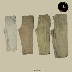Vintage Y2K Cargo Capris | Cream Dream Edition (GR..