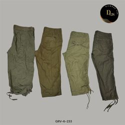 Y2K Utility Queen | Green Cargo Capris (GRV-6-233)