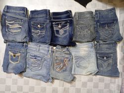 SILVER AND OTHER BRAND MINI MICRO SHORTS (MR637)