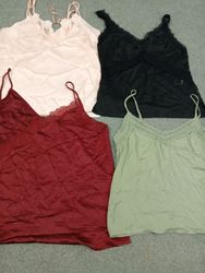 HD1015 Ladies Y2K Romantic Slip Top - 10 pcs