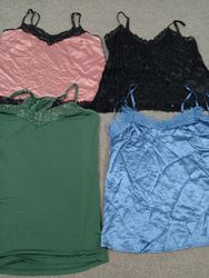 HD1013 Ladies Y2K Slip Tops - 12 pcs