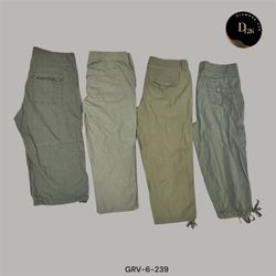 Y2K Verde Cargo Capri | Utility Chic Retro (GRV-6-..