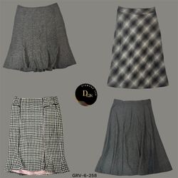 Vintage Y2K Wool Skirt | Soft, Chic & Timeless (GR..