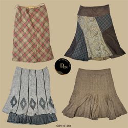 Vintage Y2K Wool Skirt | Classic Check Print Vibes..