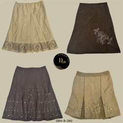 Y2K Classic Brown Wool Skirt | Cozy Vintage Vibes ..