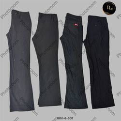 Pantaloni Neri in Poliestere Retro Y2K | Aspetto L..