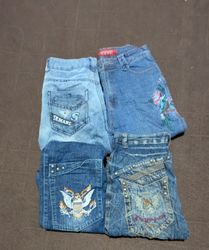Embroidery Hip Hop Jeans