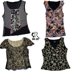 Y2K Cutesy Mix Sleeveless Tops (RW-387)