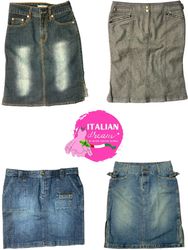 Y2k Denim midi skirts