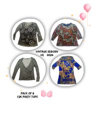 Y2k vintage party tops (VR-0024)