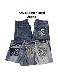 Y2K Ladies Bootcut Flared Jeans