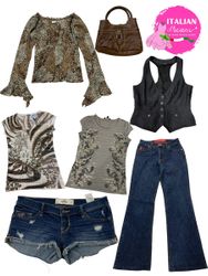 y2k street wear mix core