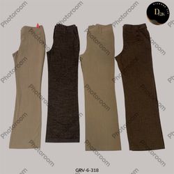 Y2K Neutral Poly Pants | Brown & Cream Edition (GR..