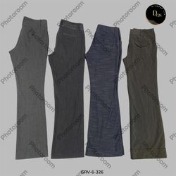Gray Poly Y2K Pants | Timeless Street Glam (GRV-6-..