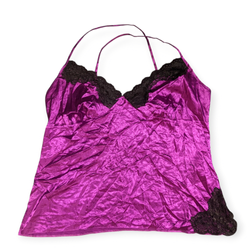SAY#202 Y2K Satin Cami Top – Bold & Feminine