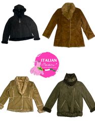 Y2K Caramel Theme Afghans Coat