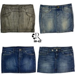 Y2K Britney Era Denim Mini Skirts (RW-425)