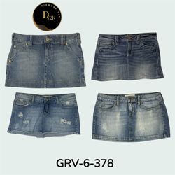 Y2K Denim Skirt Set – Vintage Mini and Midi Styles..