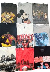 Mixed Brand Vintage Printed T-Shirts
