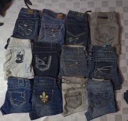 ALMOST FAMOUS AND OTHER MIX BRANDS MINI SHORTS (ID..
