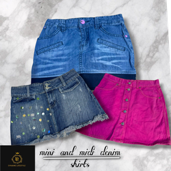 Mini and midi skirts