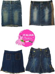 Y2k unique faded midi skirts