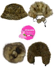 Y2k retro vibe fur caps