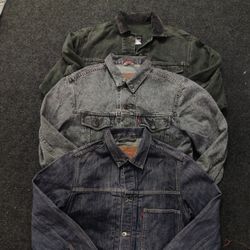 Lee Levis Wrangler Denim Jackets