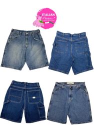 Shorts de carpinteiro em jeans Y2K