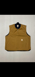 Rework style brown carhartt gilets