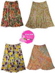 Y2k subtle color poly skirts