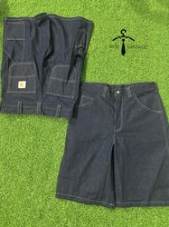 Carhartt rework style shorts