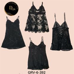 Black Net Slip Dress – Sheer, Sultry & Vintage-Ins..