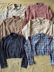 Upcyled ralph lauren cropped tops