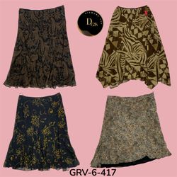 Y2K Brown Poly Skirt – Earthy Tones, Timeless Flow..