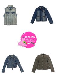 Y2k signature denim jackets mixed